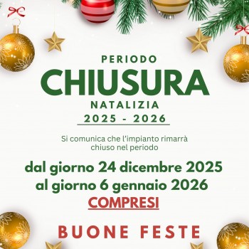 NATALE 2025 - Periodo chiusura Natalizia